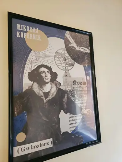 Oprawiony plakat z motywem kosmosu