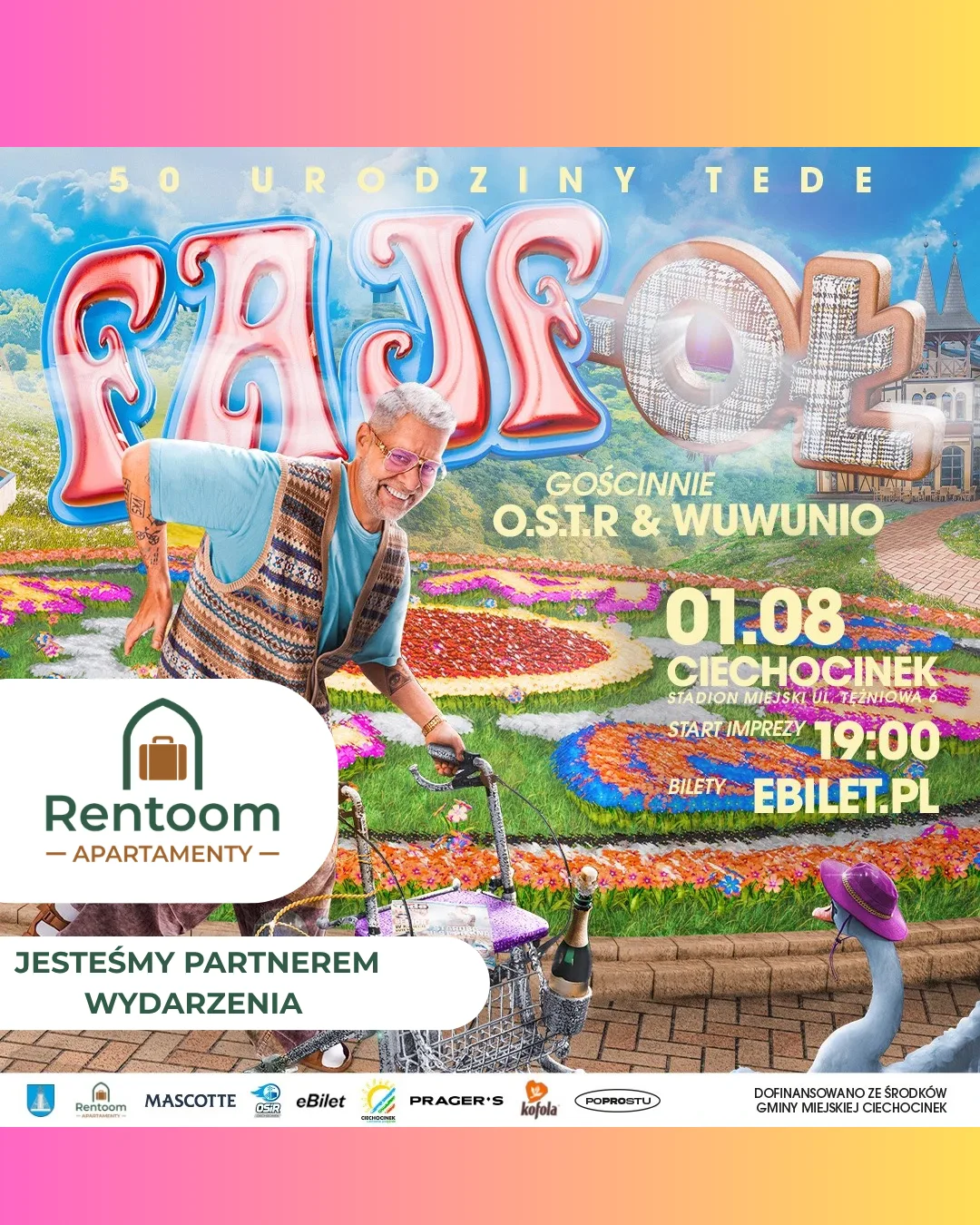 Tede x Rentoom. 15% rabatu na apartamenty w Toruniu