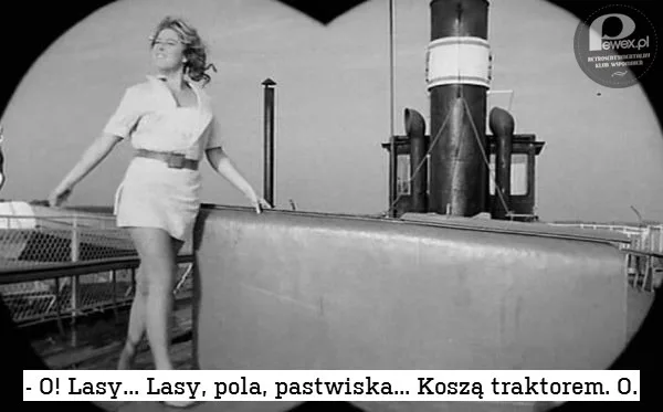 Kadr z filmu "Rejs"